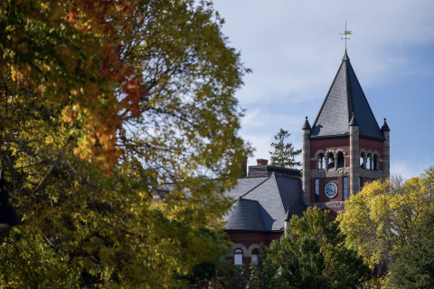 Thompson Hall on Durham campus. Durham has a lot of work study and part time employment opportunities for students.